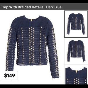H&M BALMAIN TOP